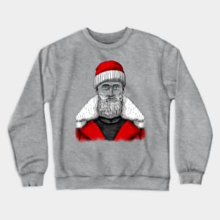 Santa Claus Hipster Crewneck Sweatshirt